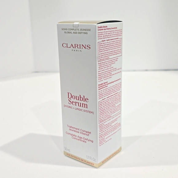 NIB ✅ Clarins Double Serum Anti-Aging Age Defying 1.7oz ~ NEWEST RELEASE ✨ NIB - Picture 10 of 11